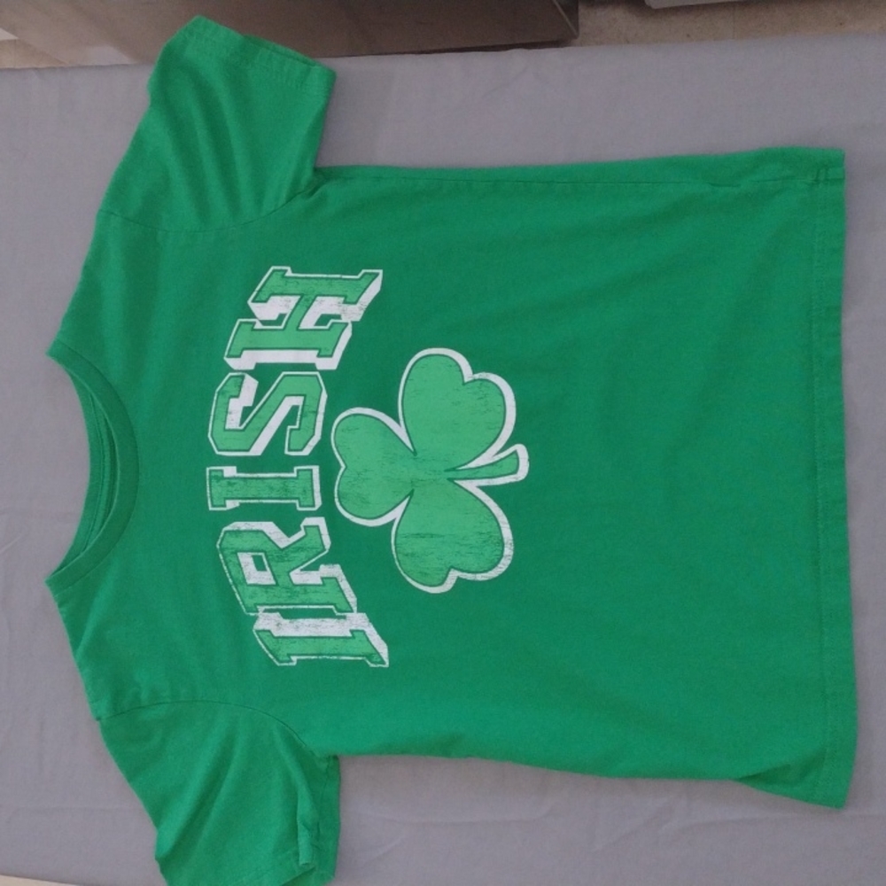 **2/$15**Children's Place Irish t-shirt size large (10/12)